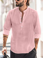Men's Long-sleeved Breathable Button-down Shirt