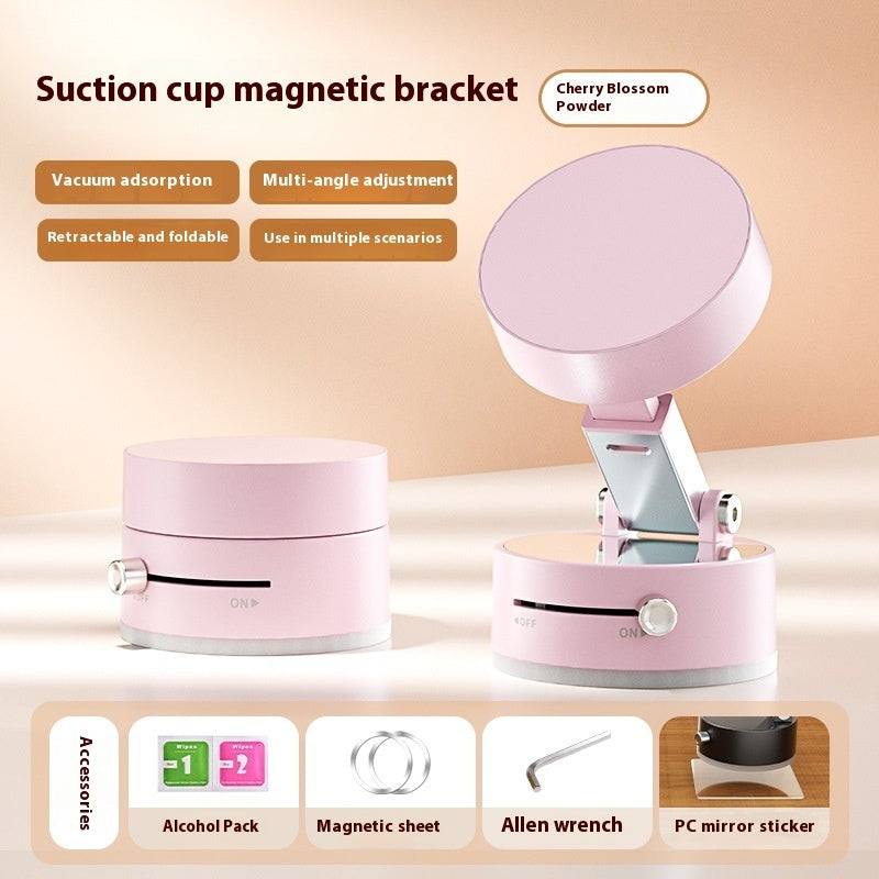 Foldable Magnetic Vacuum Car Phone Holder Foldable Suction