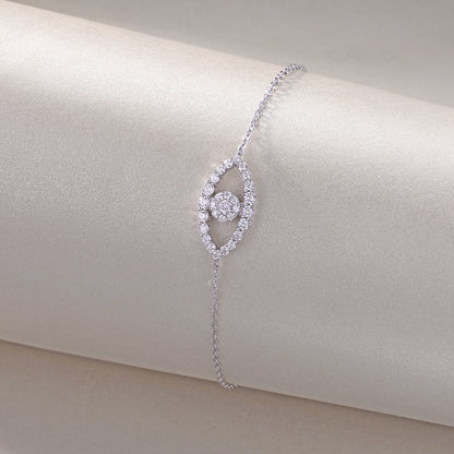 Wishing Elf Luxury Fashion Mosan Diamond S925 Silver Bracelet