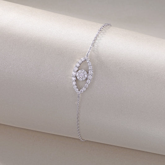 Wishing Elf Luxury Fashion Mosan Diamond S925 Silver Bracelet