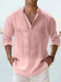Men's Long-sleeved Breathable Button-down Shirt