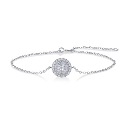 Luxury Fashion Mossan Diamond S925 Silver Bracelet