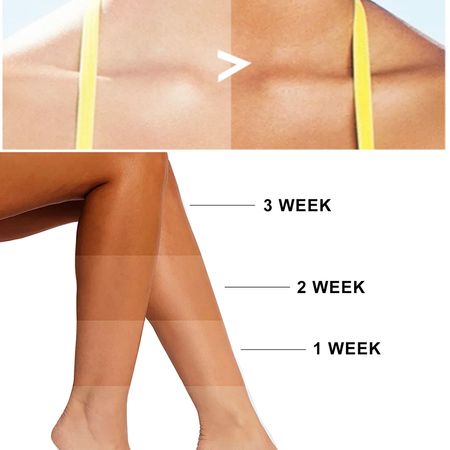 EELHOE Tanning Aid Spray Tanning Bronze Wheat Skin Body Care