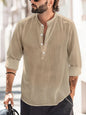 Men's Long-sleeved Breathable Button-down Shirt